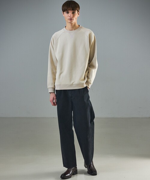 ABAHOUSE（アバハウス）の「リバーフリース カラースウェット プルオーバー / セットアップ対応（スウェット・メンズ・ブラウン/ネイビー/ベージュ・46/48）」の19枚目の写真