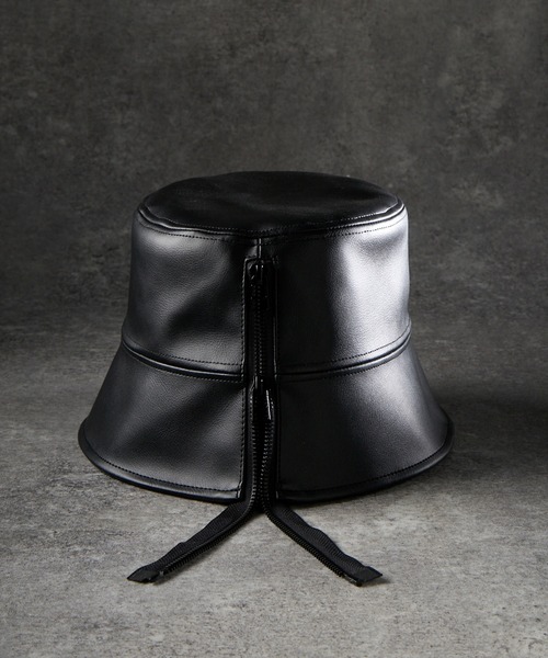ADRER(アドラー)の「Zip bucket hat / ジップバケットハット(ハット・メンズ・ブラック・FREE)」の7枚目の写真