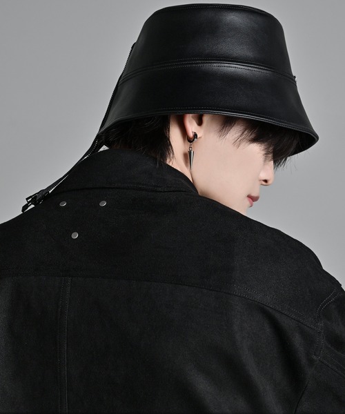 ADRER(アドラー)の「Zip bucket hat / ジップバケットハット(ハット・メンズ・ブラック・FREE)」の3枚目の写真