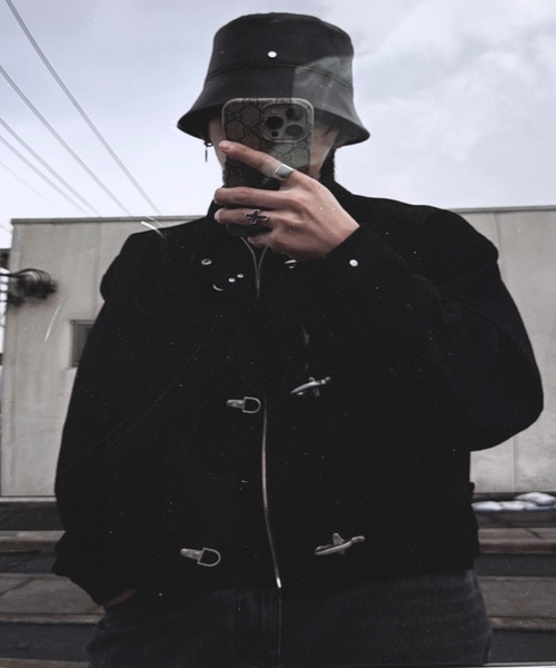 ADRER(アドラー)の「Zip bucket hat / ジップバケットハット(ハット・メンズ・ブラック・FREE)」の13枚目の写真