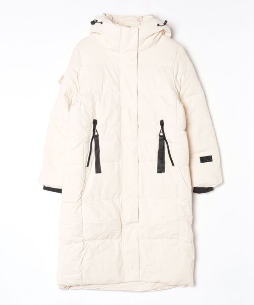 セール】フード付きロングダウンコート（ダウンジャケット/コート