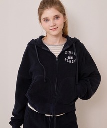 KIRSH | KIRSH Terry Semi-Crop Hoodie Zip-Up キルシー テリー セミクロップ ジップアップ フーディー(パーカー)