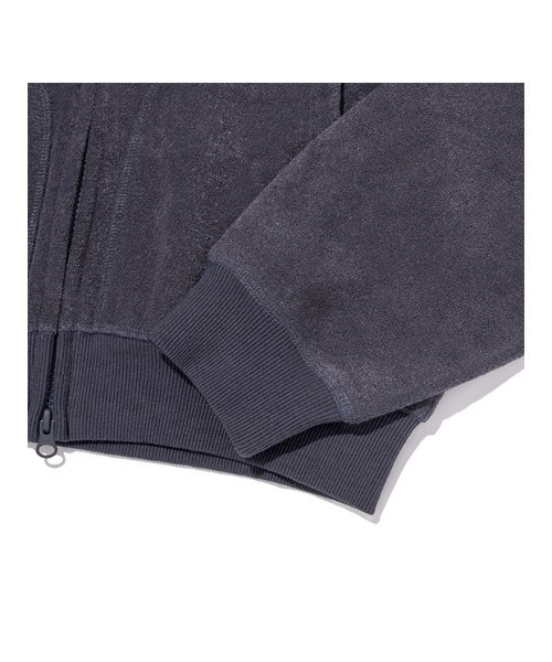 KIRSH（キルシー）の「KIRSH Terry Semi-Crop Hoodie Zip-Up キルシー テリー セミクロップ ジップアップ フーディー（パーカー・レディース・アイボリー/ネイビー・1）」の12枚目の写真