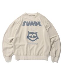 BALLOON CAT CREWNECK [PIGMENT BEIGE]