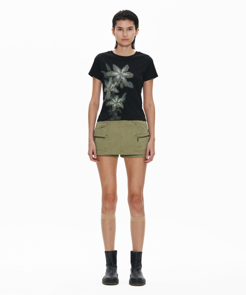 WELLBEING EXPRESS(ウェルビーイングエクスプレス)の「Layered Shorts Light Khaki(その他パンツ・レディース・その他・SMALL)」の1枚目の写真