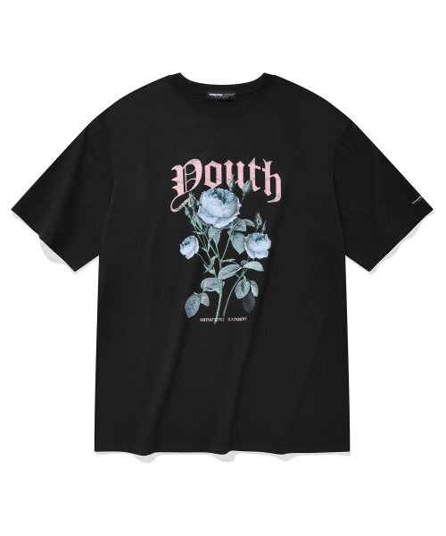 YOUTHKREW（ユースクルー）の「YK ジヒTシャツ - ブラック（Tシャツ/カットソー・レディース・その他・LARGE/MEDIUM）」の2枚目の写真