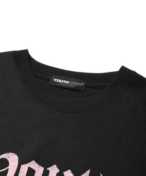 YOUTHKREW（ユースクルー）の「YK ジヒTシャツ - ブラック（Tシャツ/カットソー・レディース・その他・LARGE/MEDIUM）」の4枚目の写真