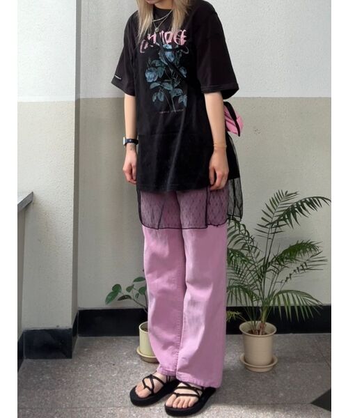 YOUTHKREW(ユースクルー)の「YK ジヒTシャツ - ブラック(Tシャツ/カットソー・レディース・その他・LARGE/MEDIUM)」の9枚目の写真