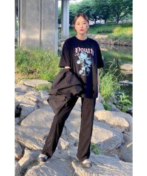 YOUTHKREW(ユースクルー)の「YK ジヒTシャツ - ブラック(Tシャツ/カットソー・レディース・その他・LARGE/MEDIUM)」の11枚目の写真