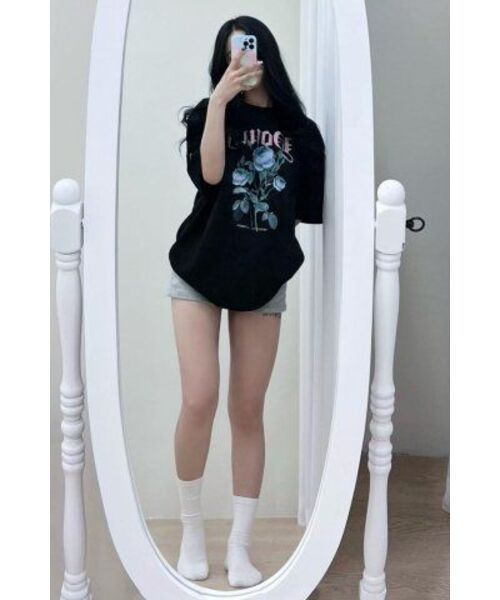 YOUTHKREW(ユースクルー)の「YK ジヒTシャツ - ブラック(Tシャツ/カットソー・レディース・その他・LARGE/MEDIUM)」の13枚目の写真