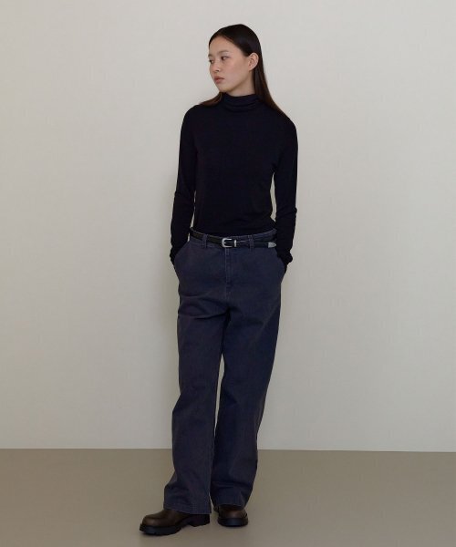 38COMEONCOMMON(38カモンコモン)の「Classic Turtle neck T-shirts (Black)(Tシャツ/カットソー・レディース・その他・FREE)」の4枚目の写真