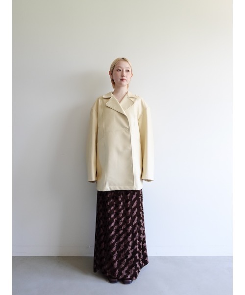 sahara（サハラ）の「2way Collar Over Jacket/２ウェイカラーオーバージャケット（その他アウター・レディース・ブラック/ブラウン/クリーム・FREE）」の21枚目の写真