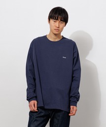 Small Logo Heavy Crewneck Long Sleeve T-Shirt