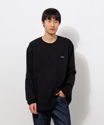 Small Logo Heavy Crewneck Long Sleeve T-Shirt