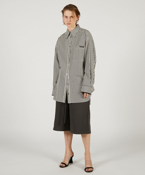 PRANK PROJECT(プランクプロジェクト)の「オーバーシャツ / Overshirt(シャツ/ブラウス・レディース・ダークブラック/ブラック/ブラウン・FREE)」の15枚目の写真