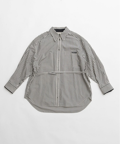 PRANK PROJECT(プランクプロジェクト)の「オーバーシャツ / Overshirt(シャツ/ブラウス・レディース・ダークブラック/ブラック/ブラウン・FREE)」の8枚目の写真