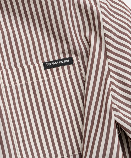 PRANK PROJECT(プランクプロジェクト)の「オーバーシャツ / Overshirt(シャツ/ブラウス・レディース・ダークブラック/ブラック/ブラウン・FREE)」の11枚目の写真