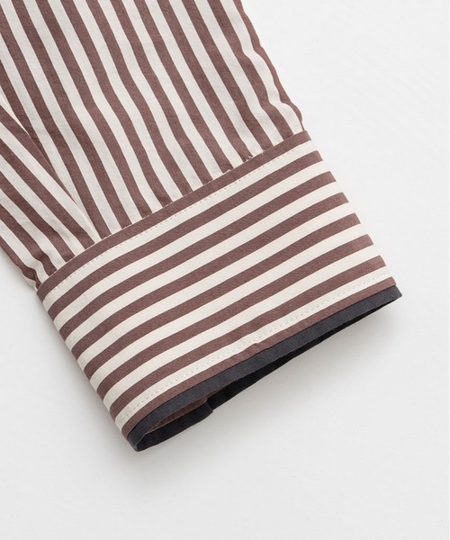 PRANK PROJECT(プランクプロジェクト)の「オーバーシャツ / Overshirt(シャツ/ブラウス・レディース・ダークブラック/ブラック/ブラウン・FREE)」の13枚目の写真