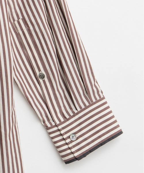 PRANK PROJECT(プランクプロジェクト)の「オーバーシャツ / Overshirt(シャツ/ブラウス・レディース・ダークブラック/ブラック/ブラウン・FREE)」の14枚目の写真