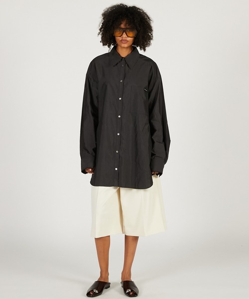 PRANK PROJECT(プランクプロジェクト)の「オーバーシャツ / Overshirt(シャツ/ブラウス・レディース・ダークブラック/ブラック/ブラウン・FREE)」の17枚目の写真