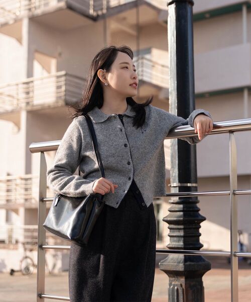 NEUFETBLEU(ヌフエブル)の「NEB metal shine two tone cardigan (gray)(カーディガン/ボレロ・レディース・その他・FREE)」の3枚目の写真