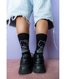 sanrio（サンリオ）の「サンリオキャラクターズ × ホームゲーム [HOMEGAME] - ハローキティー ソックス 靴下 [HELLO KITTY HOMEGAME SOCKS HG251703]（ソックス/靴下）」