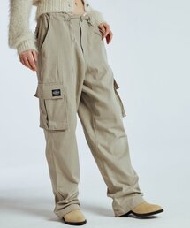 ルーズフィットカーゴパンツ（ベージュ）