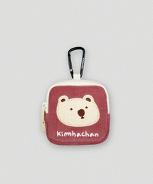 KIMHACHAN（キムハチャン）の「Corduroy AirPod Keyring - Indie Pink（スピーカー）」