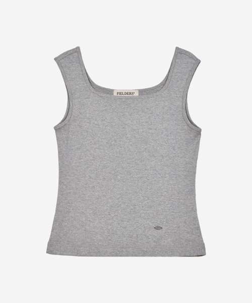 FIELDERS(フィールダーズ)の「SQUARE NECK SLEEVELESS GREY(Tシャツ/カットソー・レディース・その他・SMALL/MEDIUM)」の2枚目の写真