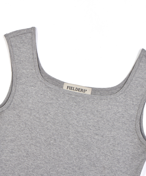 FIELDERS(フィールダーズ)の「SQUARE NECK SLEEVELESS GREY(Tシャツ/カットソー・レディース・その他・SMALL/MEDIUM)」の4枚目の写真