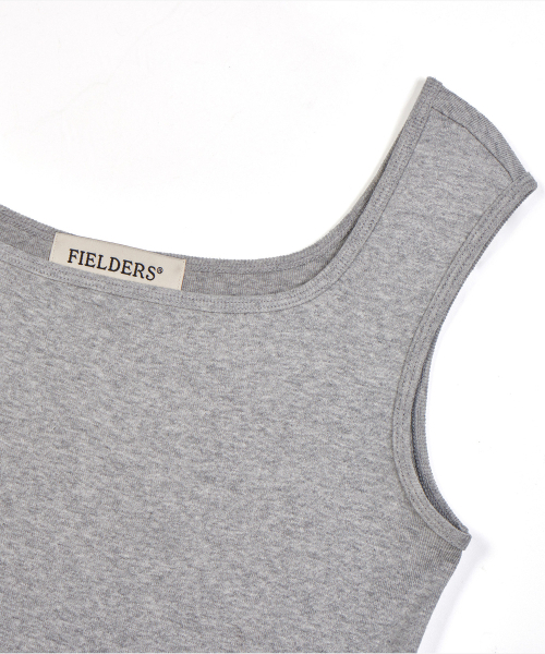 FIELDERS(フィールダーズ)の「SQUARE NECK SLEEVELESS GREY(Tシャツ/カットソー・レディース・その他・SMALL/MEDIUM)」の5枚目の写真