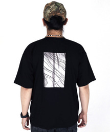 JUSTHANG（ジャストハング）の「シルバースチールブラックオーバーサイズ半袖Tシャツ2.0（Tシャツ/カットソー）」