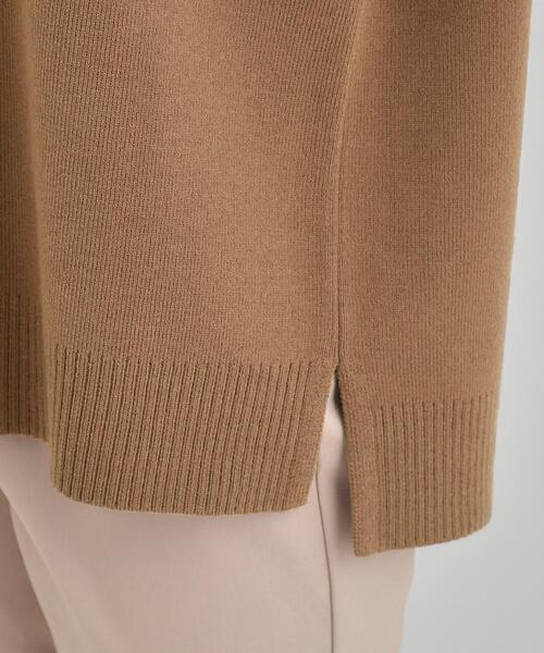 SHOO・LA・RUE（シューラルー）の「【洗濯機可/セットアップ可/毛玉になりにくい】クルーネックニット（ニット/セーター・レディース・ライトパープル/グリーン系/ダークブラウン/ブラック/イエロー系その他/ライトベージュ・01/02/03/04）」の15枚目の写真