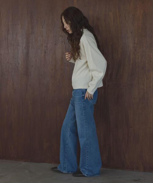 URBAN RESEARCH Sonny Label（アーバンリサーチサニーレーベル）の「ジャージーボトルネックプルオーバー（Tシャツ/カットソー・レディース・グレー/チャコールグレー/アイボリー・FREE）」の8枚目の写真