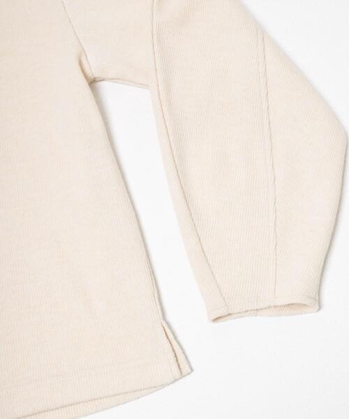 URBAN RESEARCH Sonny Label（アーバンリサーチサニーレーベル）の「ジャージーボトルネックプルオーバー（Tシャツ/カットソー・レディース・グレー/チャコールグレー/アイボリー・FREE）」の11枚目の写真