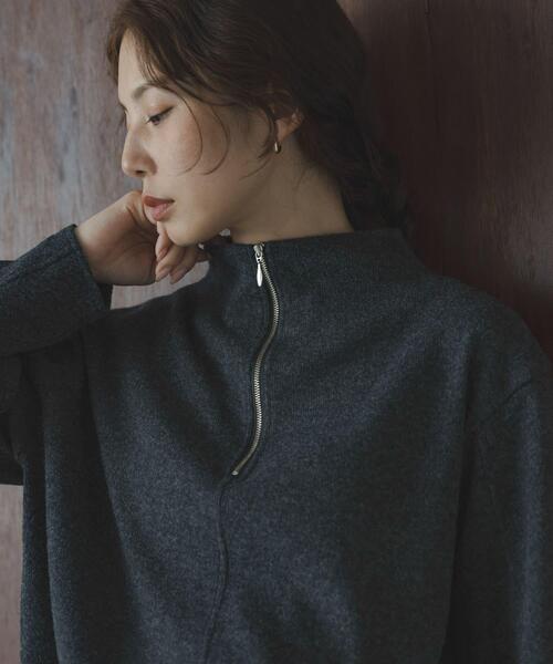 セール】ジャージーボトルネックプルオーバー（Tシャツ/カットソー