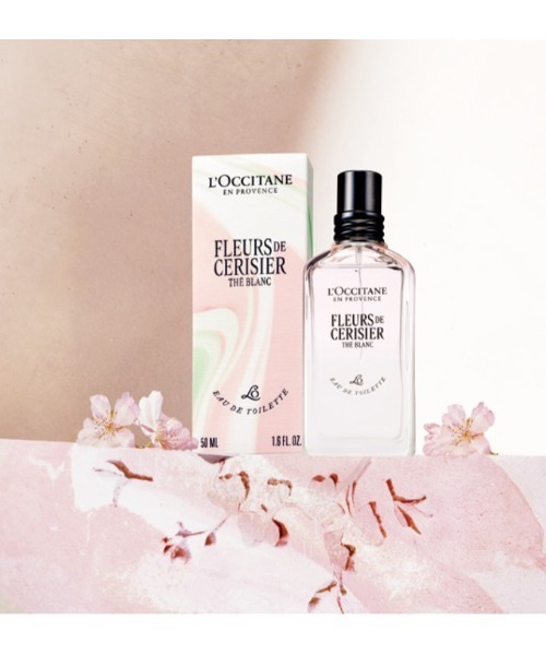 L'OCCITANE(ロクシタン)の「【数量限定】テ・ブランサクラ オードトワレ 50mL 桜とホワイトティーの香り(香水・レディース・その他・FREE)」の9枚目の写真