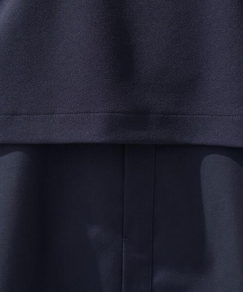 INDIVI(インディヴィ)の「【洗える/UVケア】レイヤード風デザイントップス(Tシャツ/カットソー・レディース・ベージュ/ブラック/ネイビー系5・38/15 /13/05/40/19/36)」の16枚目の写真