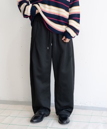 bashful base Oriental（バッシュフルベースオリエンタル）の「【bbO】デザインスウェットカーブパンツ（スウェットパンツ）」