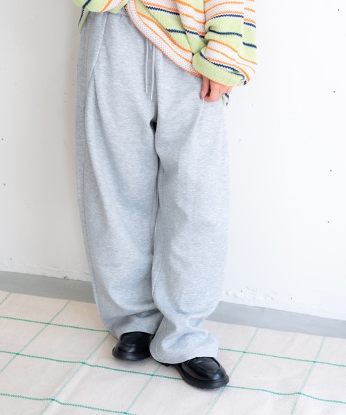 bashful base Oriental(バッシュフルベースオリエンタル)の「【bbO】デザインスウェットカーブパンツ(スウェットパンツ・メンズ・グレー/ブラック・LARGE/MEDIUM)」の9枚目の写真