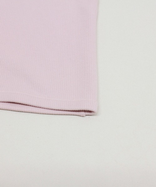 RNA-N（アールエヌエーエヌ）の「M2609 裏パイルポロプルオーバー（ポロシャツ・レディース・ピンク/ライトグレー/スミクロ・FREE）」の21枚目の写真