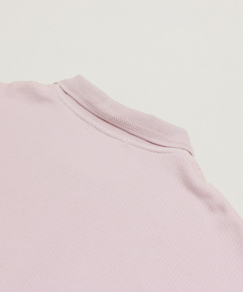 RNA-N（アールエヌエーエヌ）の「M2609 裏パイルポロプルオーバー（ポロシャツ・レディース・ピンク/ライトグレー/スミクロ・FREE）」の22枚目の写真