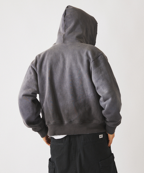 JOURNAL STANDARD relume（ジャーナルスタンダード　レリューム）の「ダブルフェイス ワッフル ジップパーカー（パーカー・メンズ・レッド系その他/コバルトブルー/ブラックミックス・LARGE/MEDIUM）」の10枚目の写真