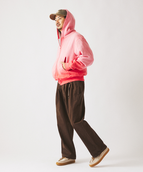 JOURNAL STANDARD relume（ジャーナルスタンダード　レリューム）の「ダブルフェイス ワッフル ジップパーカー（パーカー・メンズ・レッド系その他/コバルトブルー/ブラックミックス・LARGE/MEDIUM）」の16枚目の写真