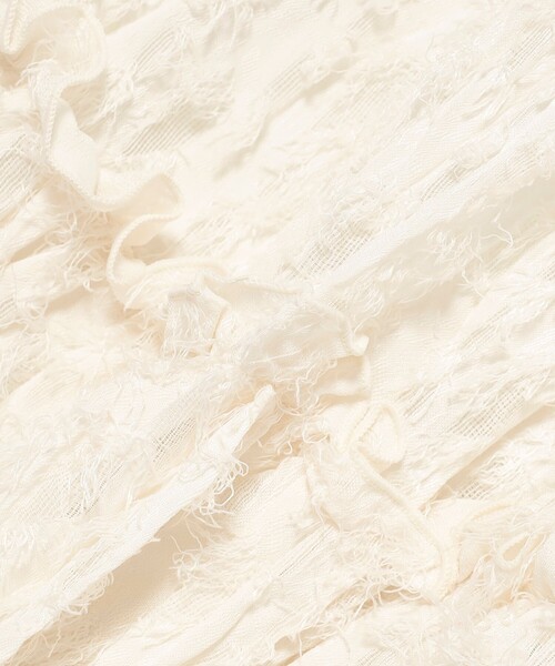 Ray BEAMS(レイビームス)の「フリンジ ジャカード クリンクル ワンピース(ワンピース・レディース・ブラック/ホワイト系その他6・ONE SIZE)」の7枚目の写真