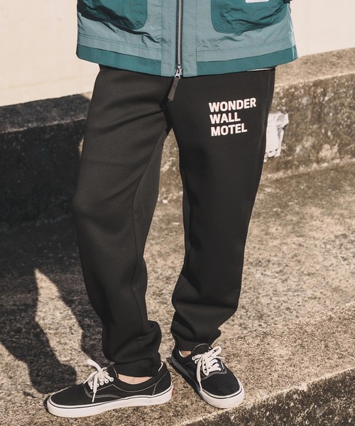 WONDER WALL MOTEL（ワンダーウォールモーテル）の「mp14453-Tapered Sweat Pants  スウェットパンツ(26SSSW03)（スウェットパンツ・メンズ・ミックスグレー/ブラック/ネイビー・XL/L/M/S）」の2枚目の写真