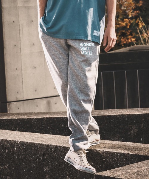 WONDER WALL MOTEL（ワンダーウォールモーテル）の「mp14453-Tapered Sweat Pants  スウェットパンツ(26SSSW03)（スウェットパンツ・メンズ・ミックスグレー/ブラック/ネイビー・XL/L/M/S）」の5枚目の写真