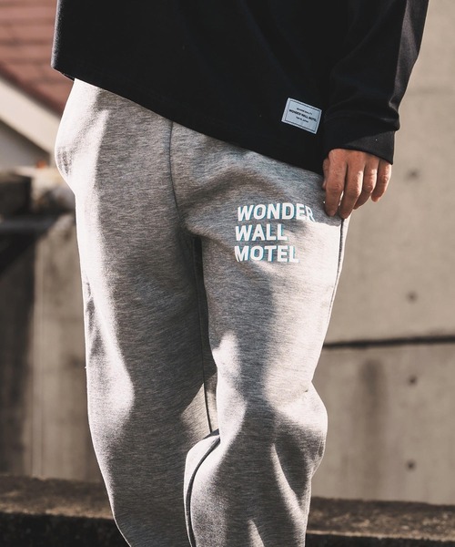 WONDER WALL MOTEL（ワンダーウォールモーテル）の「mp14453-Tapered Sweat Pants  スウェットパンツ(26SSSW03)（スウェットパンツ・メンズ・ミックスグレー/ブラック/ネイビー・XL/L/M/S）」の6枚目の写真