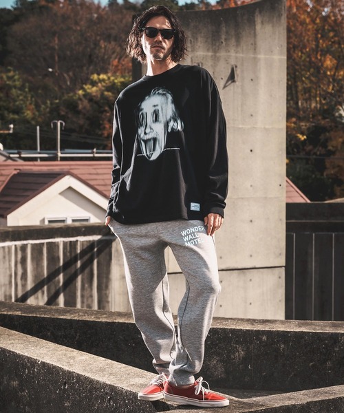 WONDER WALL MOTEL（ワンダーウォールモーテル）の「mp14453-Tapered Sweat Pants  スウェットパンツ(26SSSW03)（スウェットパンツ・メンズ・ミックスグレー/ブラック/ネイビー・XL/L/M/S）」の7枚目の写真