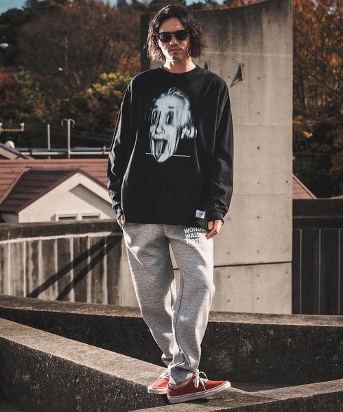WONDER WALL MOTEL（ワンダーウォールモーテル）の「mp14453-Tapered Sweat Pants  スウェットパンツ(26SSSW03)（スウェットパンツ・メンズ・ミックスグレー/ブラック/ネイビー・XL/L/M/S）」の8枚目の写真